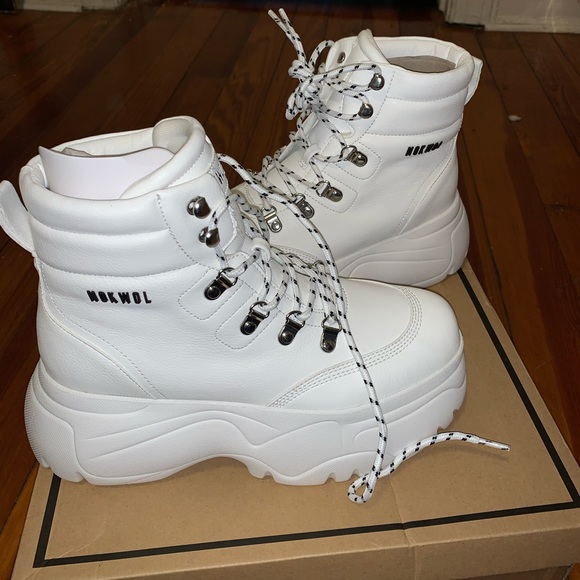 nokwol scared platform sneakers